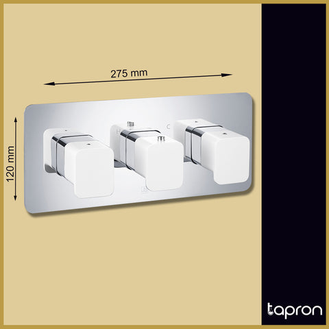 2 Outlet Concealed Shower Valve - Tapron