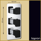 2 Outlet Concealed Shower Mixer Valve - Tapron