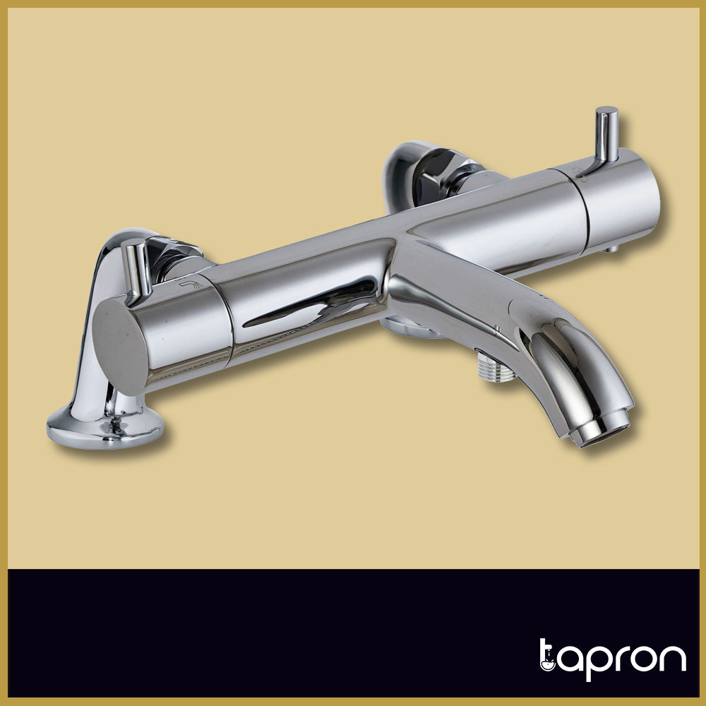 Chrome Deck Mounted Bath Shower Mixer Tap