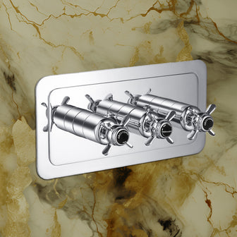 Thermostatic-concealed-shower-mixer-valve-2-outlet Main image