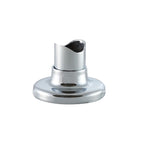 Thermostatic heating element wire cover chrome