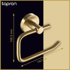 toilet roll holder brushed brass