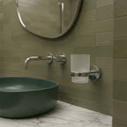 Toothbrush holder wall mounted