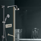 Triple Shower Valve - Brushed Nickel
