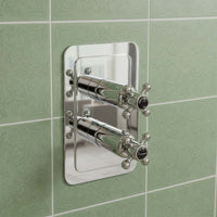 Traditional 2 Outlet Concealed Shower Mixer Valve - Chrome