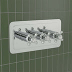 Traditional 2 Outlet Concealed Thermostatic Shower Mixer Valve