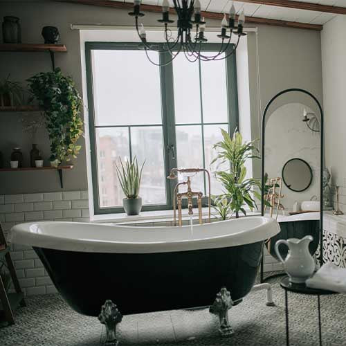 Traditional Bathroom Ideas featuring Brushed Brass