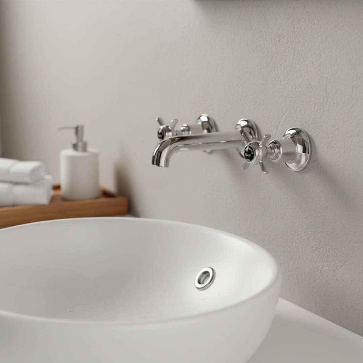 Traditional Bathroom Sink Mixer Tap
