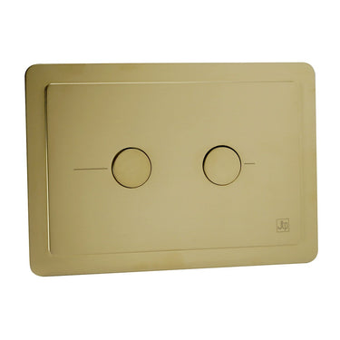 Traditional brass dual flush plates