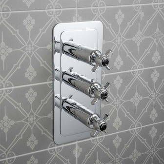 Traditional Conceal Thermostatic 2 Outlet Shower Valve Main image