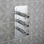 Traditional Conceal Thermostatic 2 Outlet Shower Valve