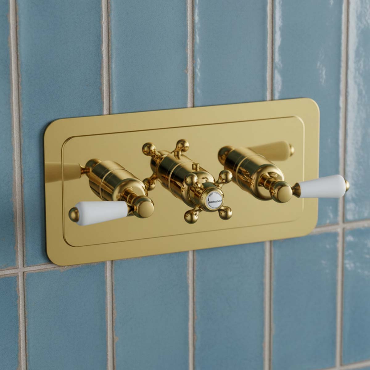 Traditional Dual Control Concealed Shower Mixer Valve
