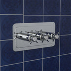 Traditional Thermostatic Concealed 3 Outlet Shower Valve