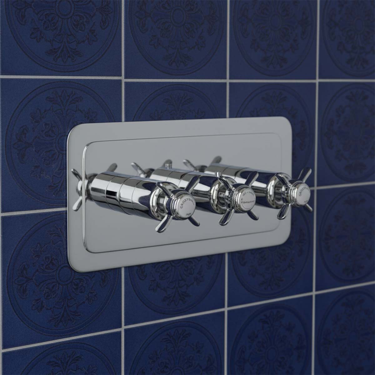 Traditional Thermostatic Concealed 3 Outlet Shower Valve