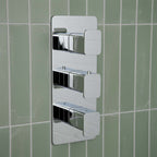 Triple Control Concealed Shower Valve - Chrome