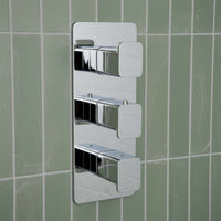 Triple Control Concealed Shower Valve - Chrome