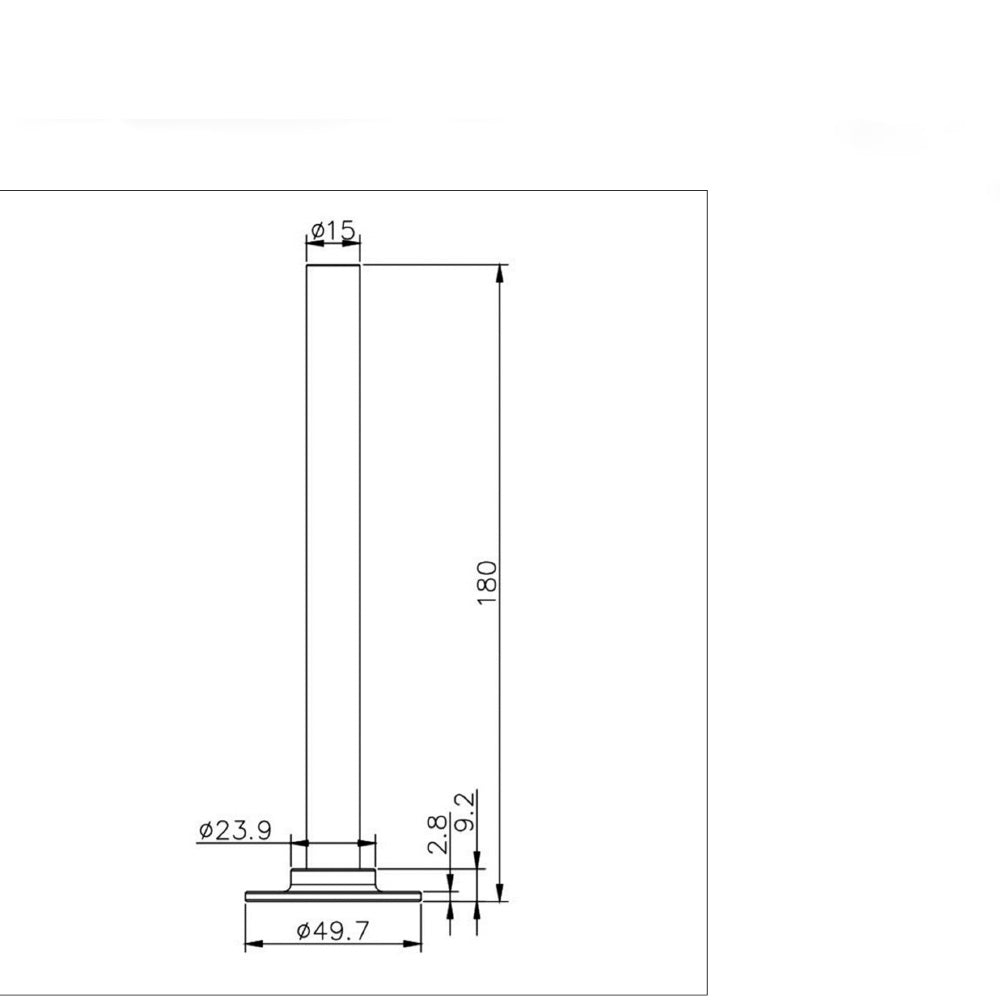 Towel Radiator Pipe Technical Drowing
