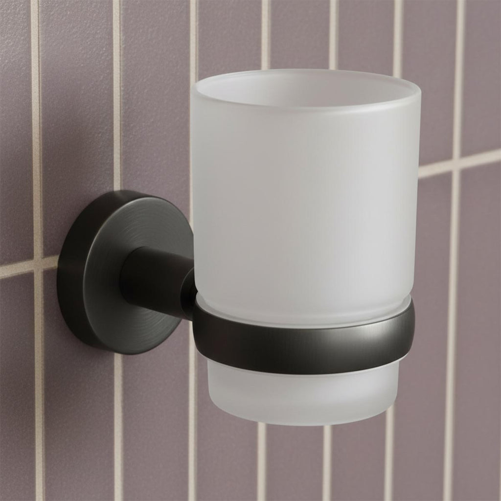 Tumbler Holder Brushed Black