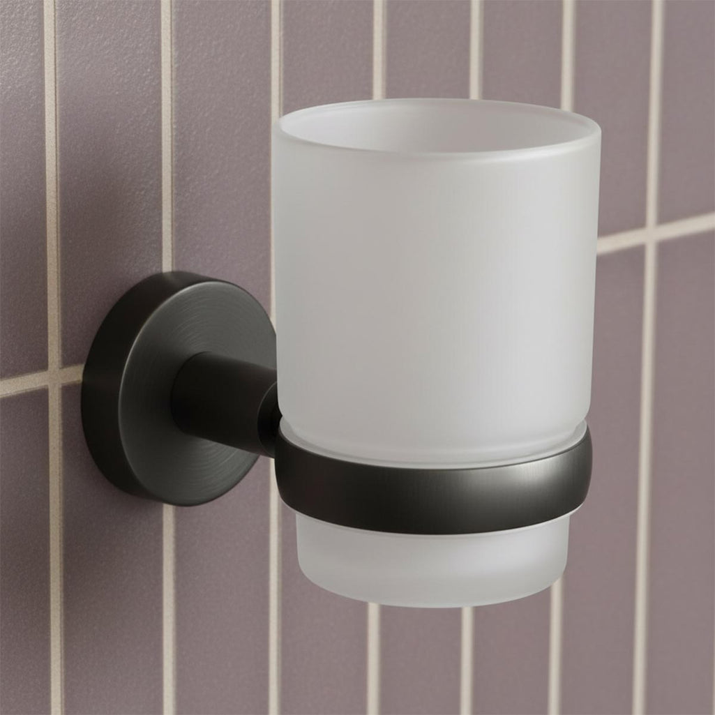 Tumbler Holder Brushed Black