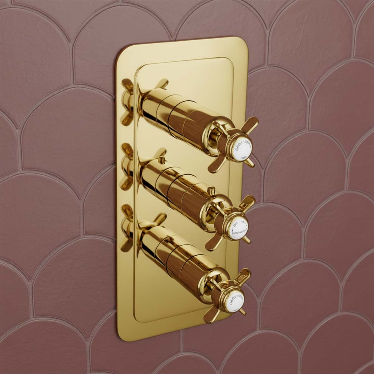 Two Way Concealed Thermostatic Shower Valve