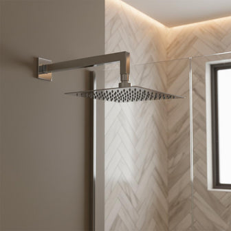 Ultra-Thin Low-Pressure Square Shower Head - 250mm Main image