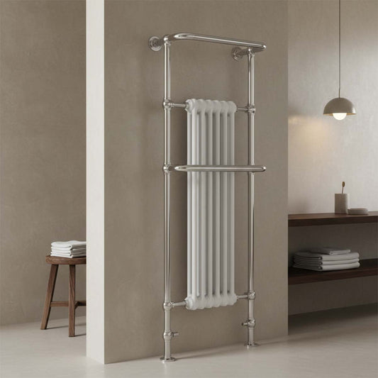 Victorian Style Towel Radiator - Dual Fuel 
