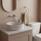 Victorian wall mounted basin tap two hole 