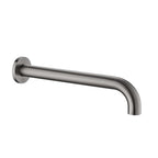 Wall Mounted Single Function Shower Head - brushed black