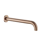 Wall Mounted Single Function Shower Head - brushed bronze