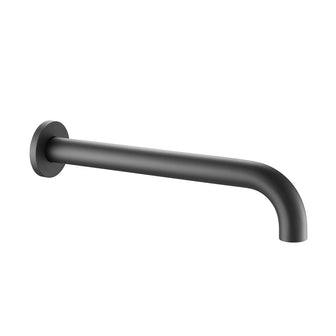 Matt Black Wall Mounted Single Function Shower Head Secondary image