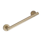 Wall Mounted Single Grab Bar - brushed brass