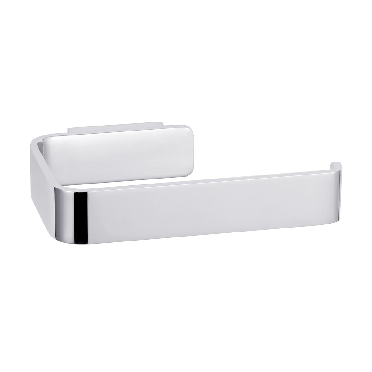 Wall Mounted Square Chrome Toilet Roll Holder