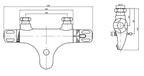 Wall_Mounted_with_flanges_Thermostatic_Dimension
