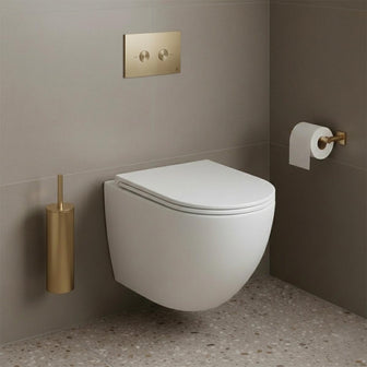 Wall hung toilet with tornado flush  Main image