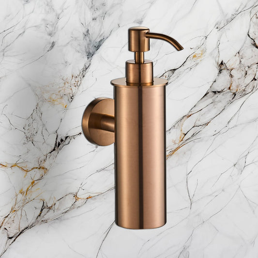 Wall mounted soap dispenser- Brushed Bronze 1200