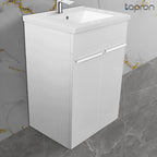 White Floor Standing Vanity Unit with Basin