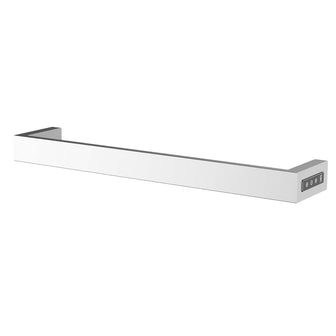 chrome electric heated towel rail Main image