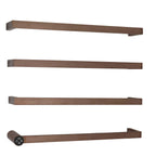 brushed bronze electric towel bars with thermostat
