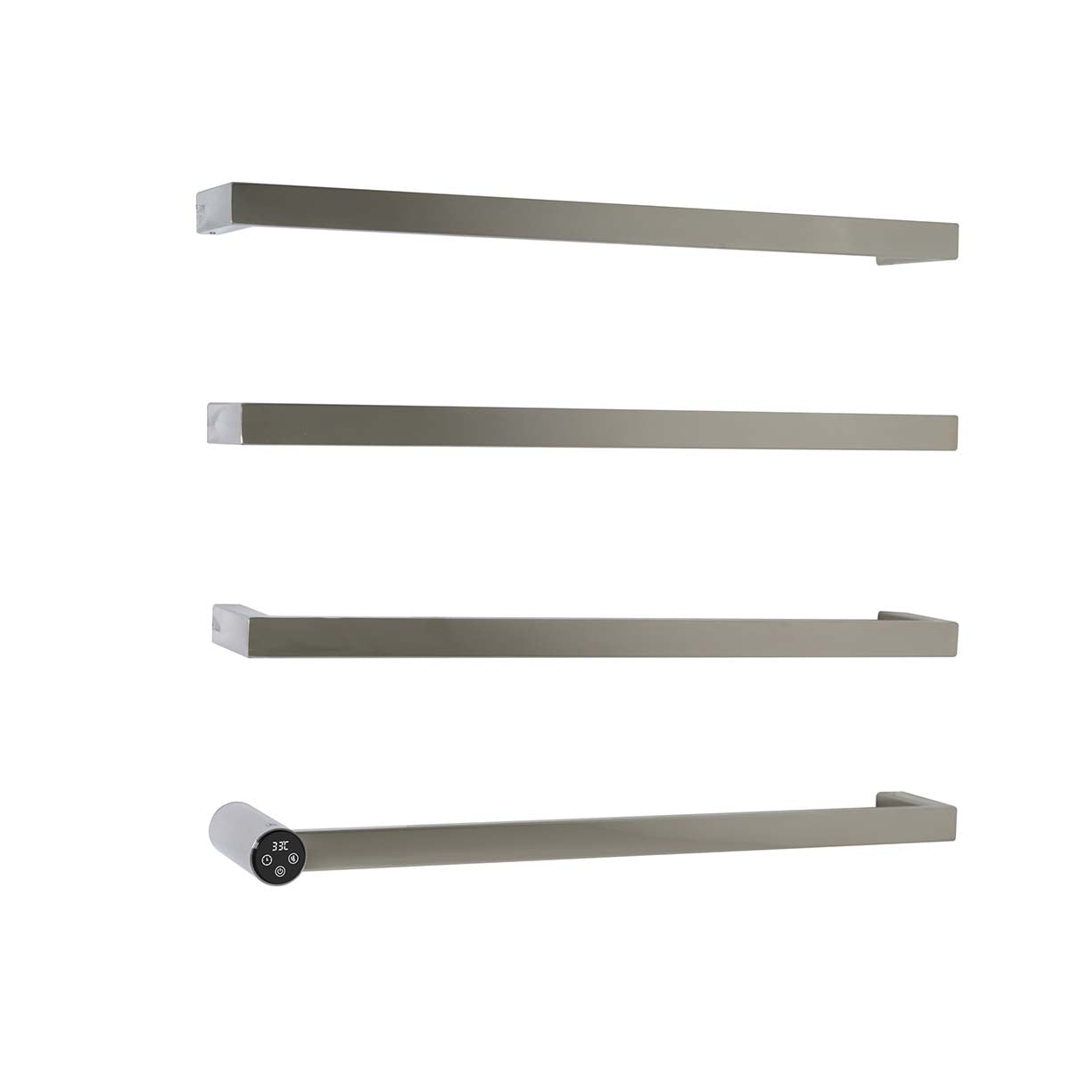 chrome electric towel bars with thermostat