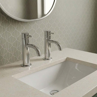basin pillar taps with lever handles  Main image