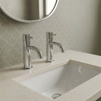 basin pillar taps with lever handles 