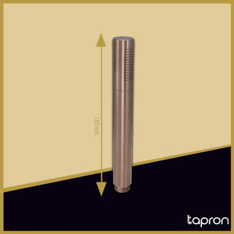 Handheld Pencil Shower Head- Brushed Bronze Secondary image