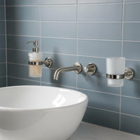 brushed nickel soap dispenser
