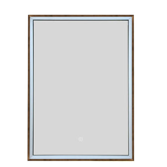 Luca Recessed Bathroom Mirror Cabinet with LED Light, Sensor and Shaver Socket - 500x700mm Secondary image