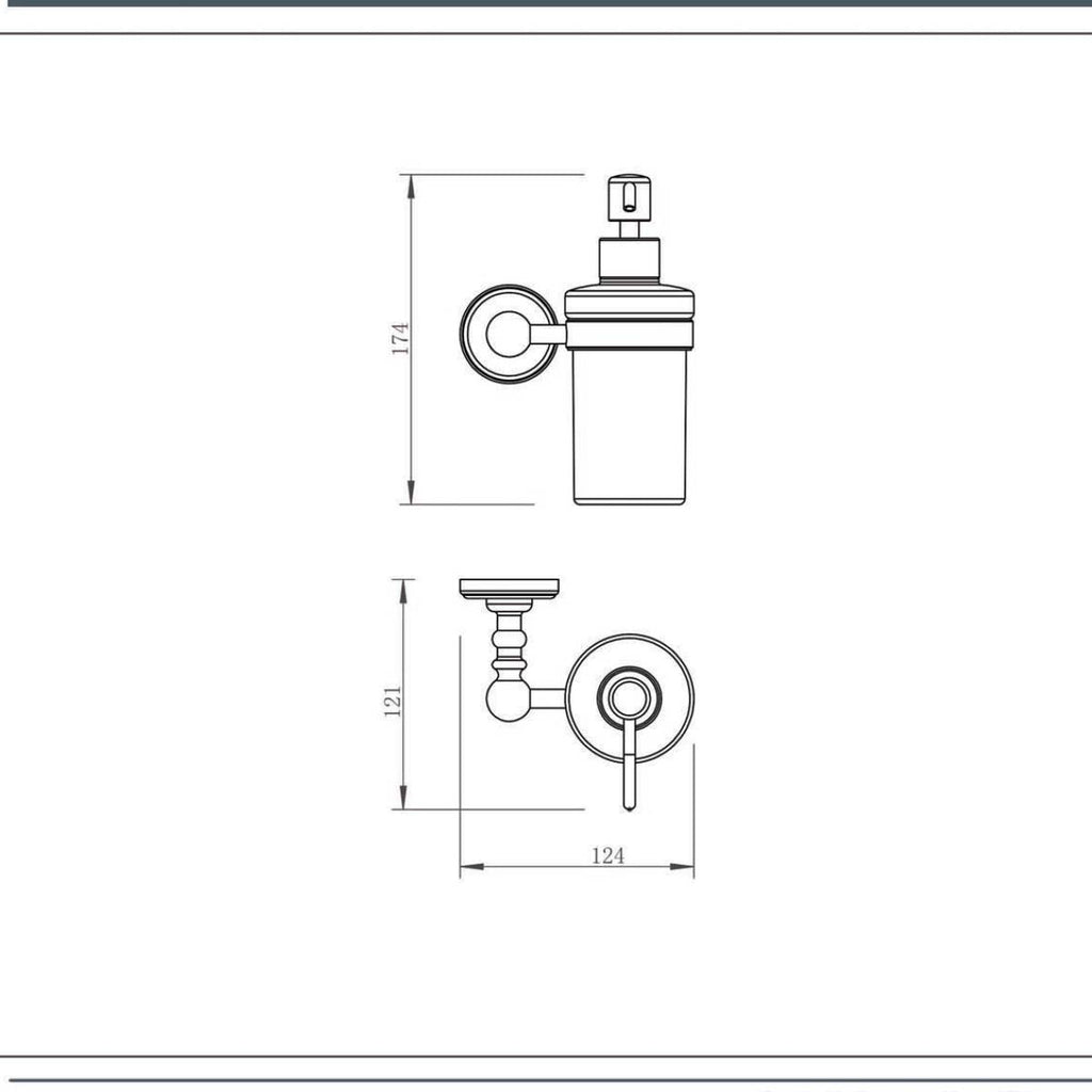 bathroom soap dispenser wall mounted