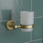 brass toothbrush holder wall mounted
