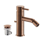 bidet mixer tap brushed bronze 