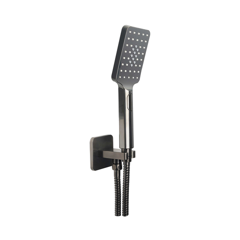 Square Outlet Elbow with Hose and Shower Handset