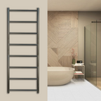 black bathroom radiator