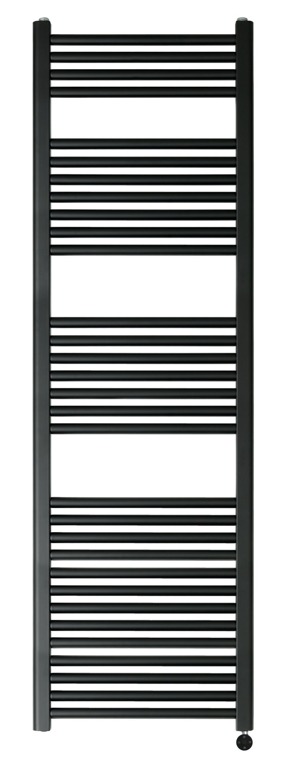 PrimeHeat Matt Black Electric Heated Towel Rail - 1600mm x 500mm Secondary image